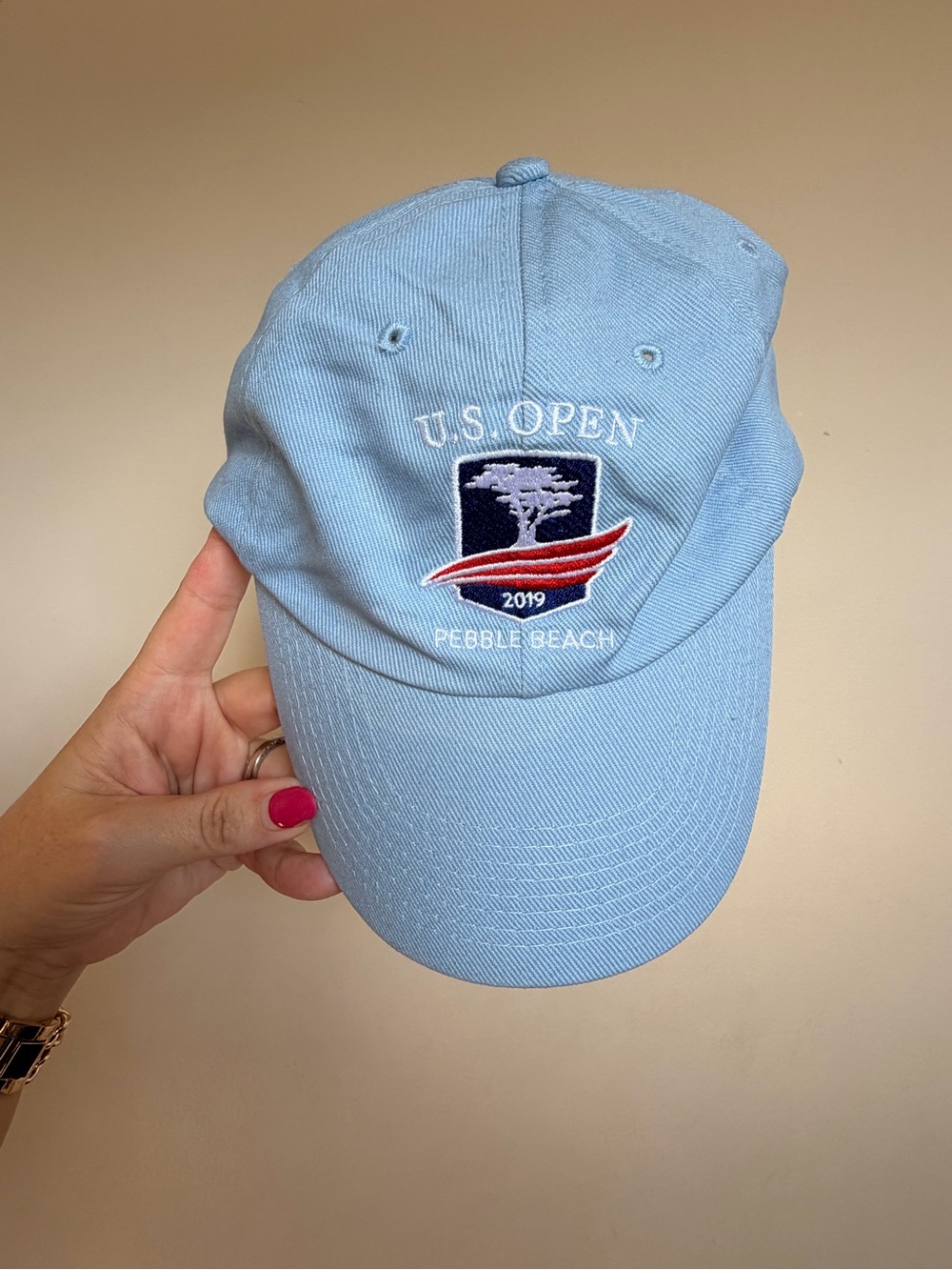 U.S. Open Pebble Beach 2019 Light Blue Baseball Cap